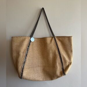 Stella McCartney Raffia Falabella Mini Tote Bag re$1050; Great Condition